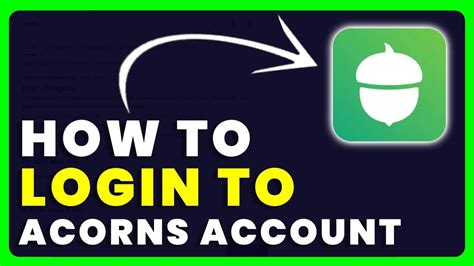 acorns bank log in